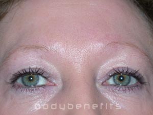 Eyes & Brows before Permanent Cosmetics